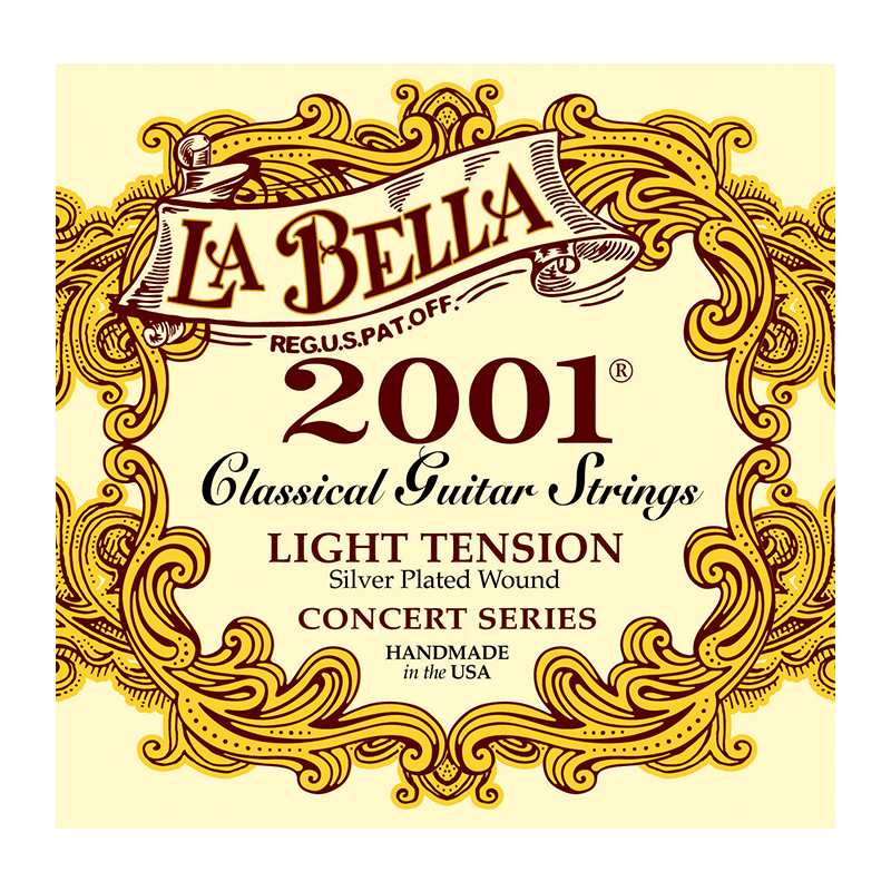 قیمت خرید فروش سیم گیتار کلاسیک لابلا La Bella 2001 Classical – Light Tension