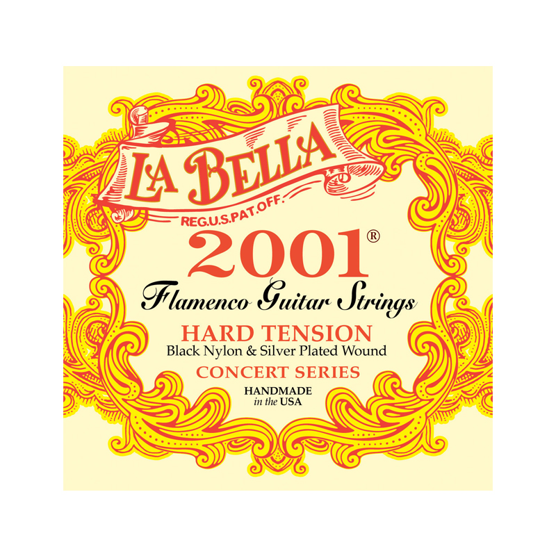 قیمت خرید فروش سیم گیتار کلاسیک لابلا La Bella 2001 Flamenco-Hard Tension