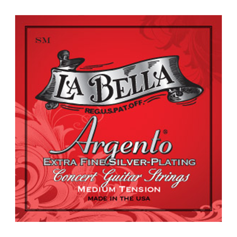 قیمت خرید فروش سیم گیتار کلاسیک لابلا La Bella SM Argento Extra Fine Silver Plating – Medium Tension