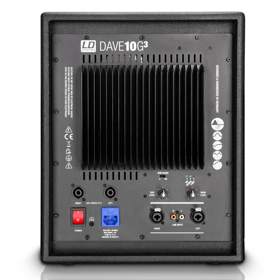 اسپیکر | باند اکتیو ال دی سیستم LD SYSTEMS DAVE 10 G3