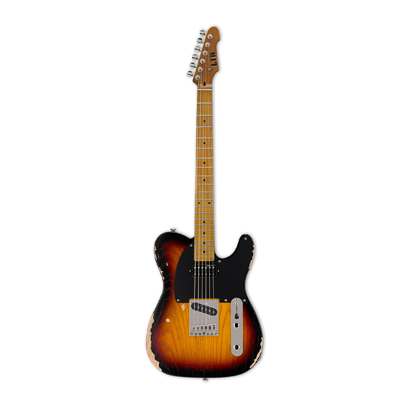 قیمت خرید فروش گیتار الکتریک ال تی دی LTD TE-254 Distressed 3-Tone Burst