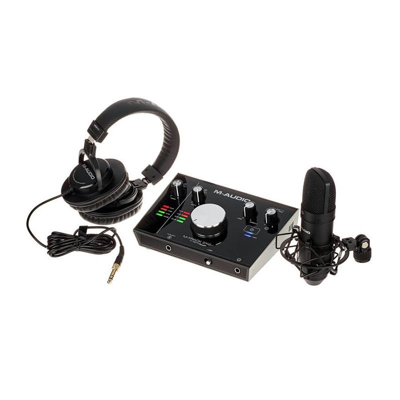 کارت صدا و پکیج استودیو ام آدیو M-Audio M-Track 2x2 Vocal Studio Pro