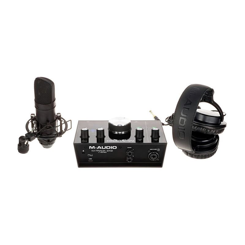 کارت صدا و پکیج استودیو ام آدیو M-Audio M-Track 2x2 Vocal Studio Pro