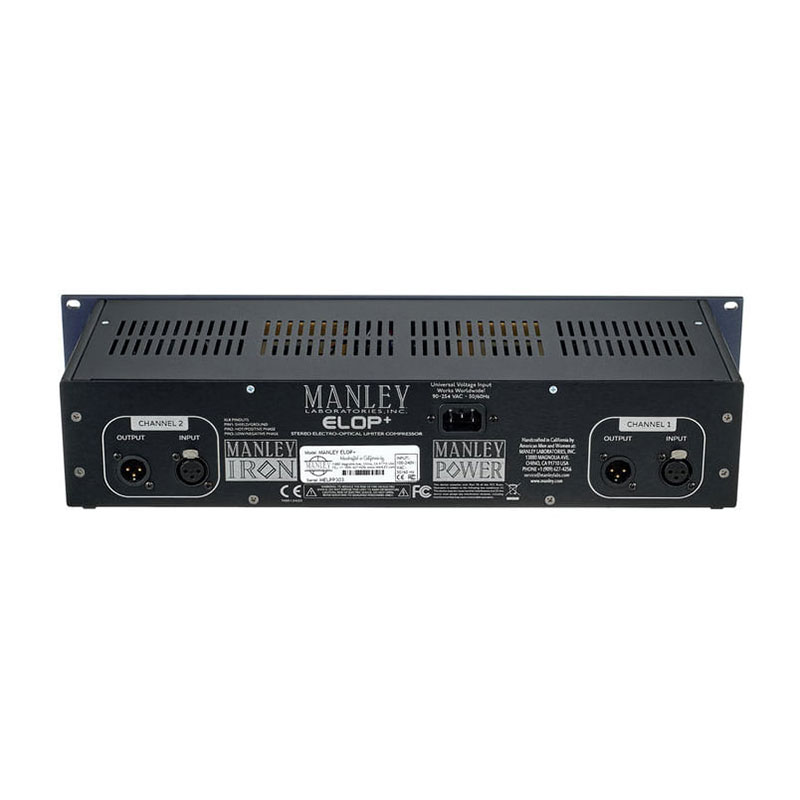لیمیتر و کمپرسور Manley Manley ELOP+ Dual-channel Tube Compressor/Limiter