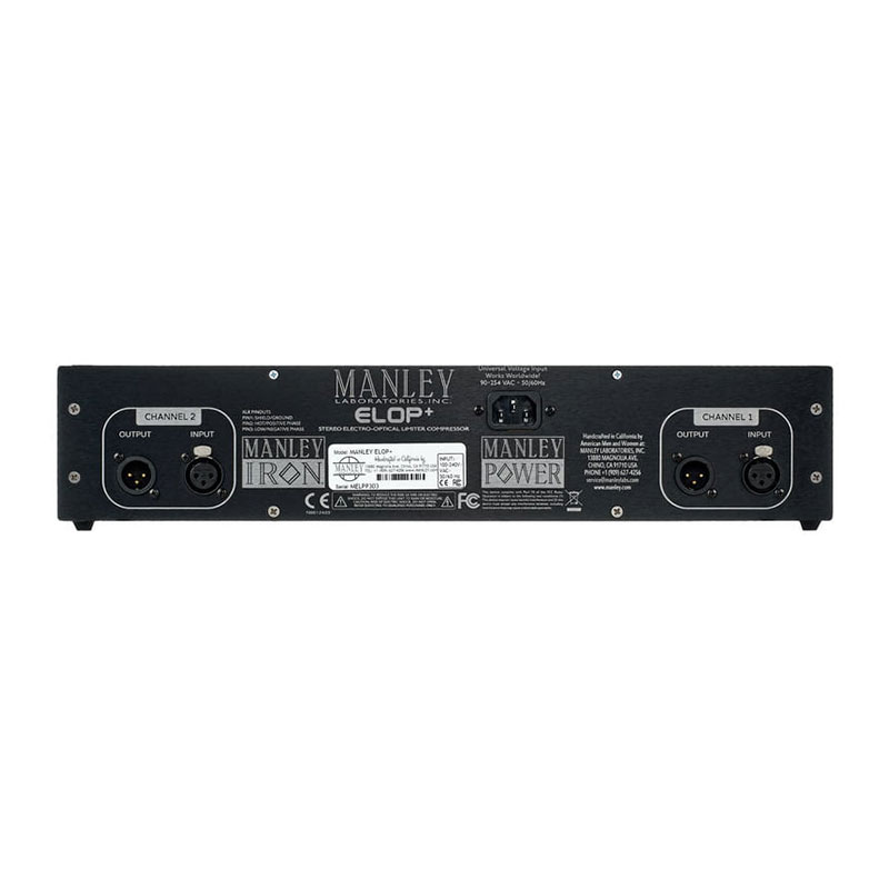 لیمیتر و کمپرسور Manley Manley ELOP+ Dual-channel Tube Compressor/Limiter