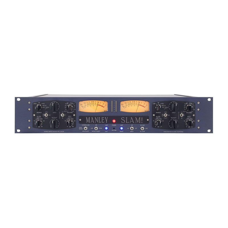 پری امپ و لیمیتر Manley Manley SLAM! 2-channel Tube Microphone Preamp & Limiter