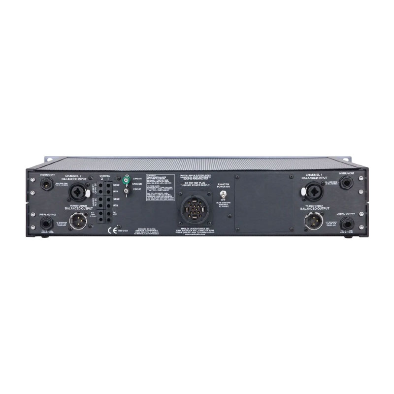 پری امپ و لیمیتر Manley Manley SLAM! 2-channel Tube Microphone Preamp & Limiter