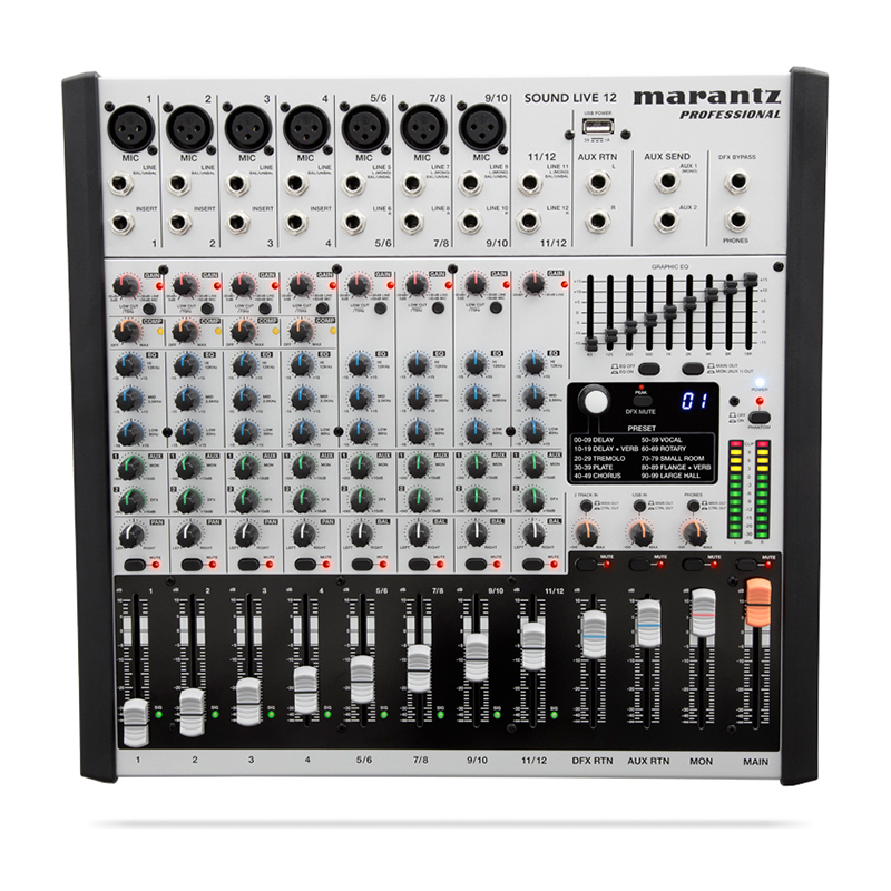 قیمت خرید فروش میکسر صدا مرنتز Marantz Sound Live 12