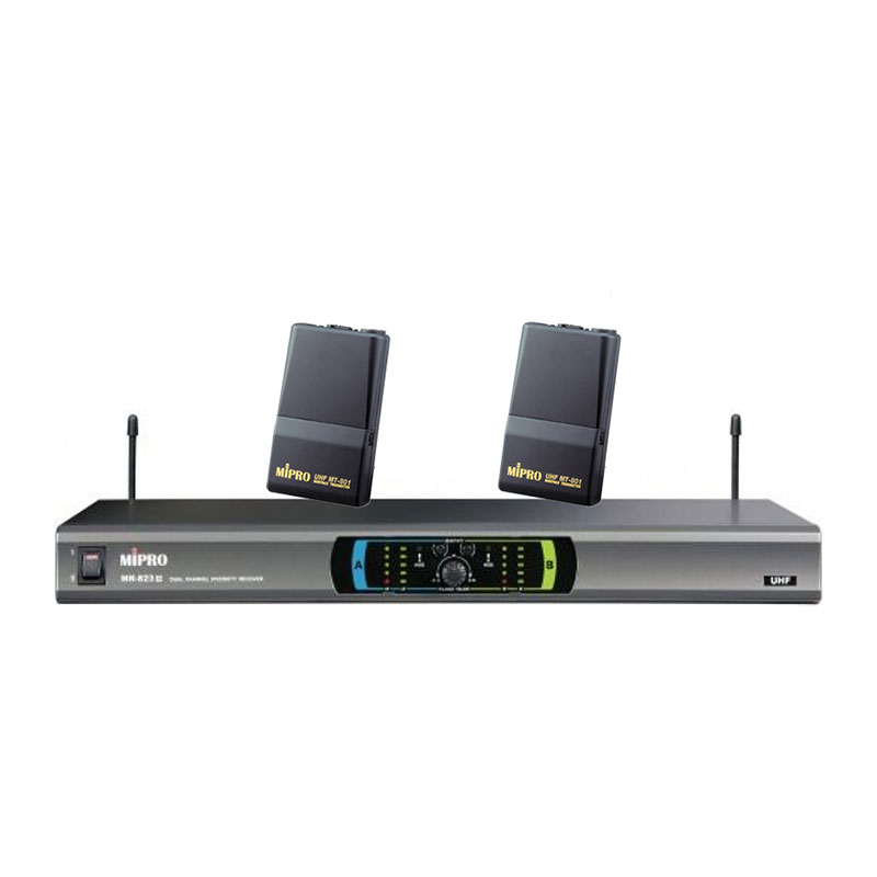میکروفن بیسیم مایپرو MIPRO MR-823-MT-801 x2