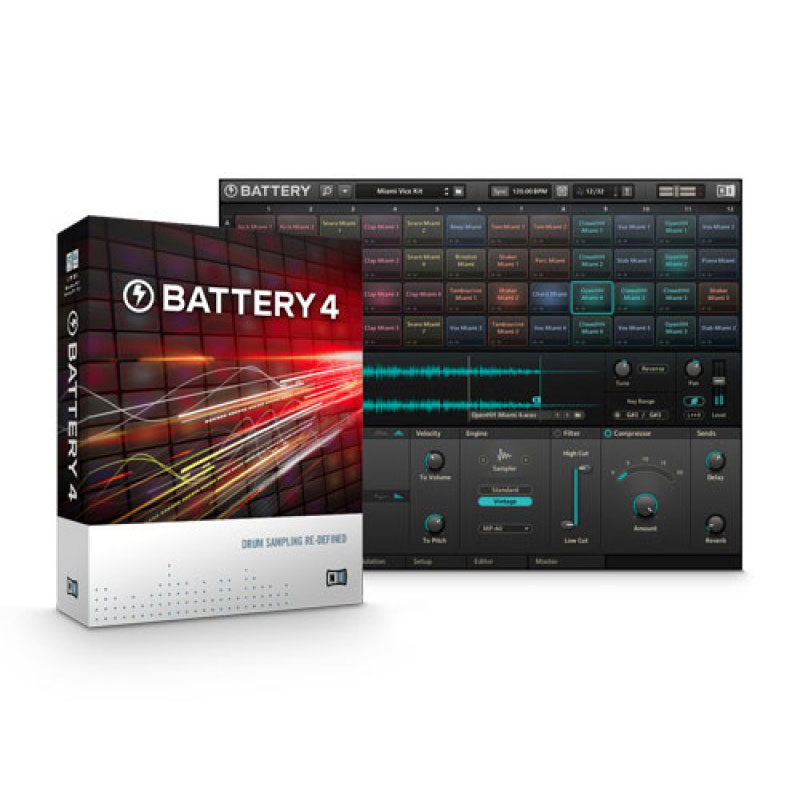 قیمت خرید فروش وی اس تی پلاگین نیتیو اینسترومنتز Native Instruments Battery 4.1.6