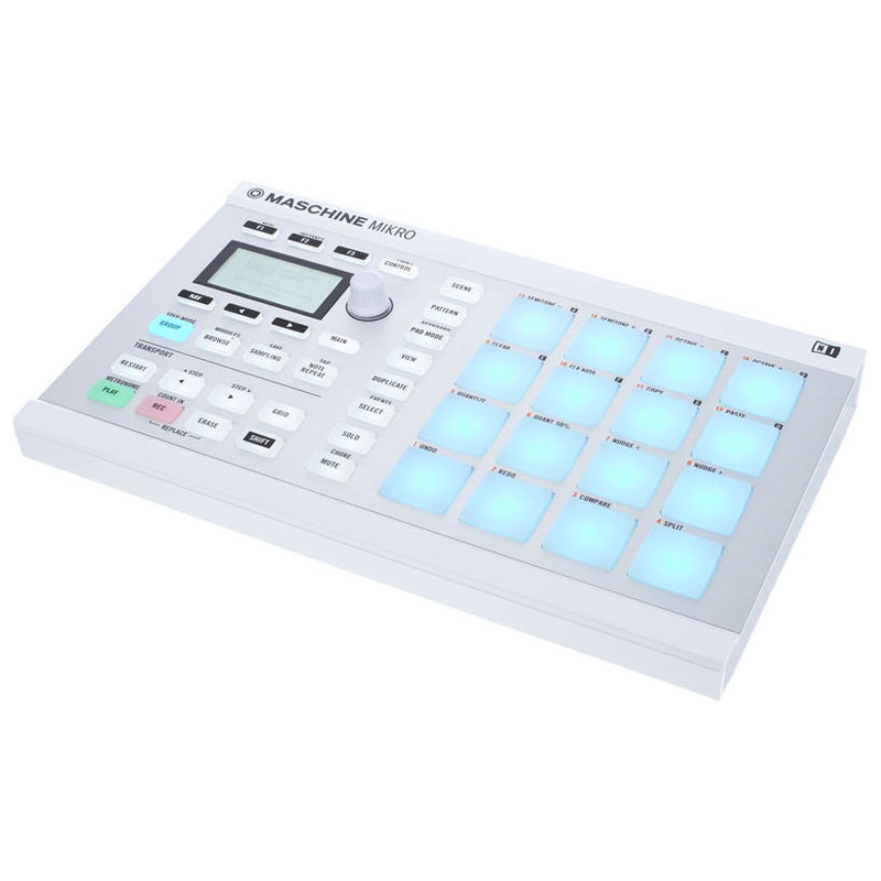 دی جی کنترلر نیتیو اینسترومنتز Native Instruments Maschine Mikro MKII White