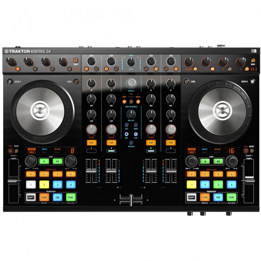 پکیج دی جی کنترلر نیتیو اینسترومنتز Native Instruments Traktor S4 MK2 Package