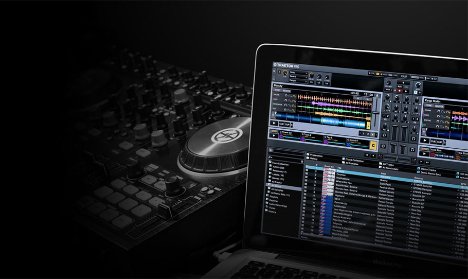 Native Instruments Traktor S4 MK2 دی جی کنترلر