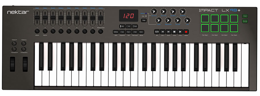 میدی کیبورد Nektar Impact LX49+