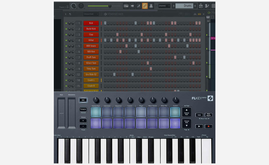 میدی کنترلر Novation FLkey Mini