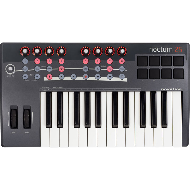 قیمت خرید فروش میدی کنترلر نویشن Novation Nocturn 25