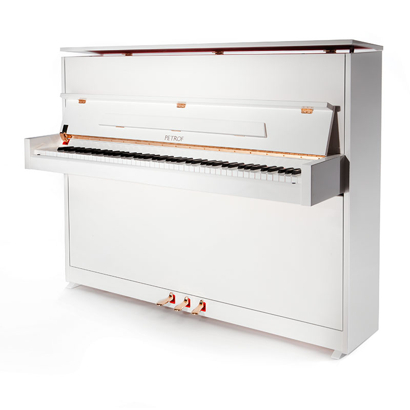 قیمت خرید فروش پیانو آکوستیک پتروف Petrof P 118 S1 White High Polish