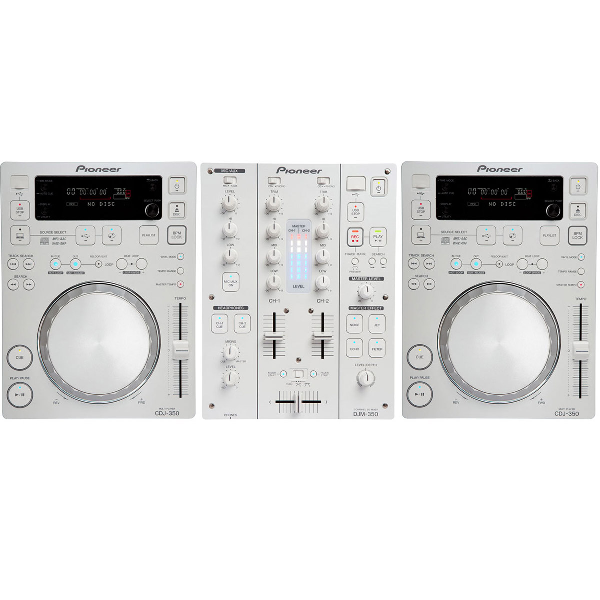 ست دی جی پایونیر Pioneer 350 SET WH