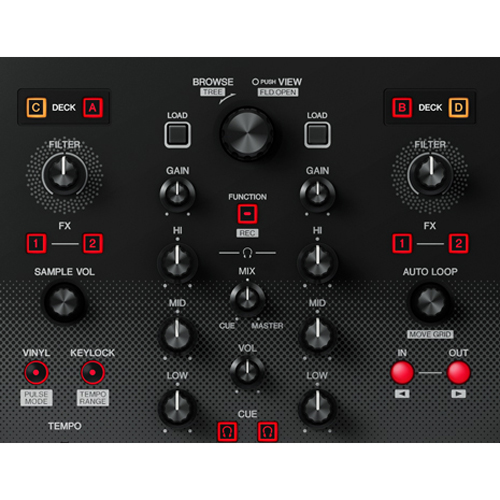 دی جی کنترلر پایونیر Pioneer DDJ ERGO-V