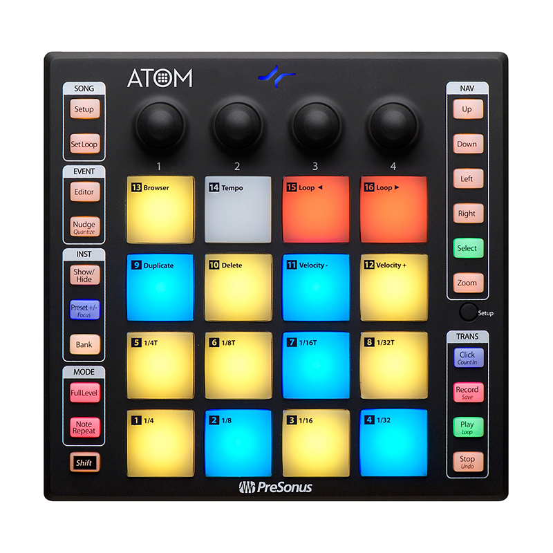 میدی کنترلر پریسونوس Presonus ATOM Pad Controller