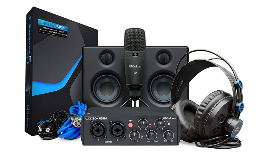 پکیج کارت صدا Presonus AudioBox 96 Studio Ultimate Bundle-25th Anniversary