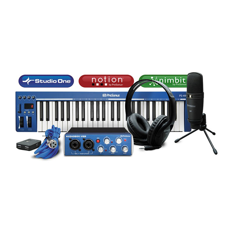قیمت خرید فروش کارت صدا و پکیج استودیو پریسونوس Presonus Music Creation Suite
