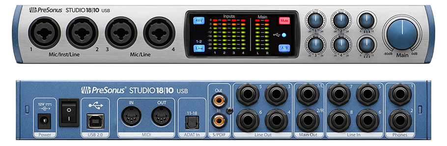 Presonus Studio 1810 USB کارت صدا