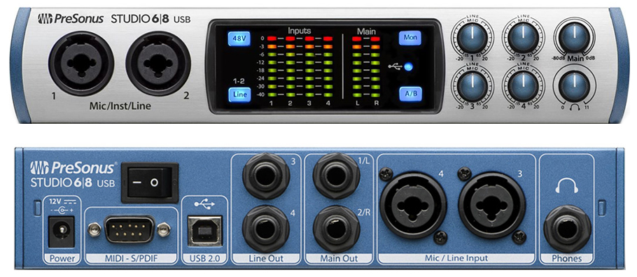 Presonus Studio 68 USB کارت صدا