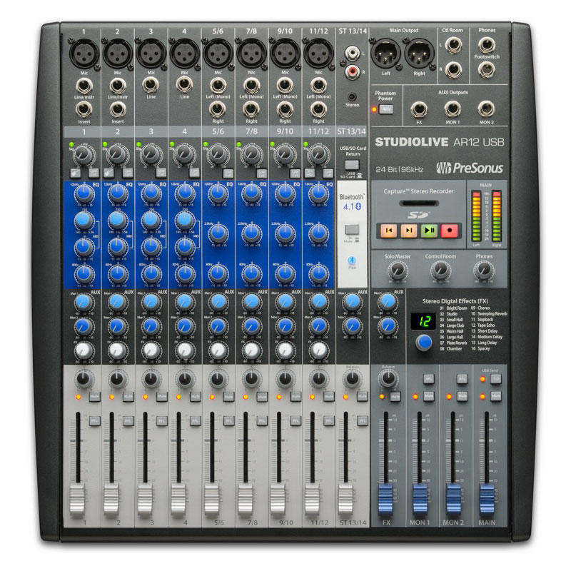 میکسر صدا پریسونوس Presonus StudioLive AR12 USB