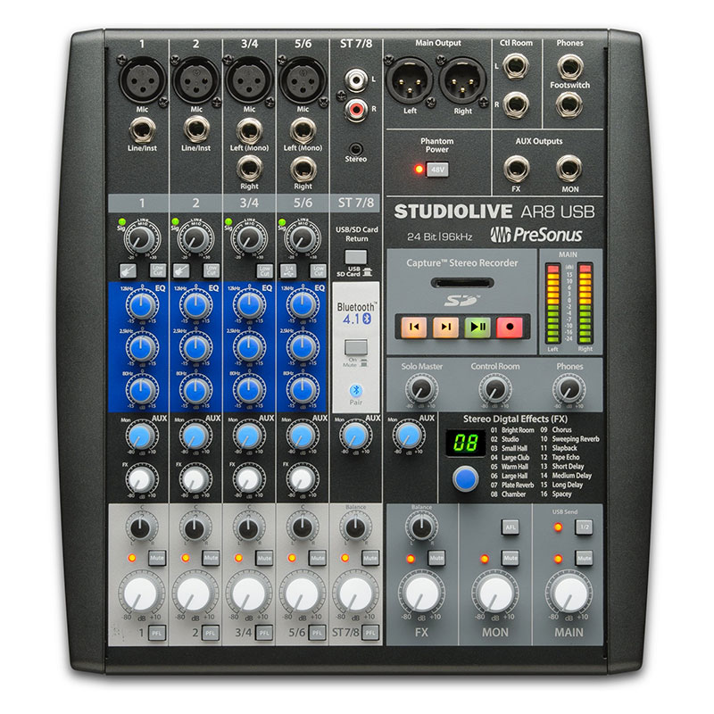 میکسر صدا پریسونوس Presonus StudioLive AR8 USB
