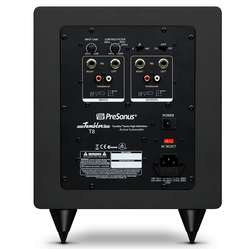 ساب ووفر مانیتورینگ پریسونوس PreSonus Temblor T8