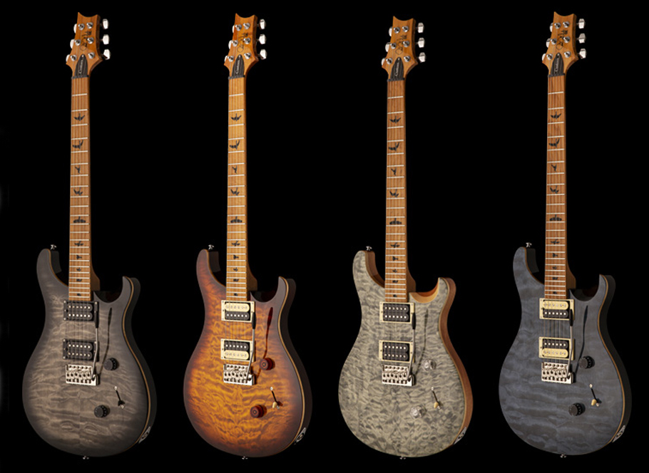 گیتار الکتریک PRS SE Custom 24 Limited Edition - Trampas Green with Roasted Maple Neck