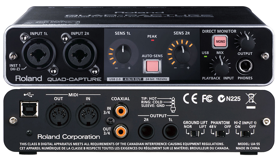 Roland Quad-Capture کارت صدا