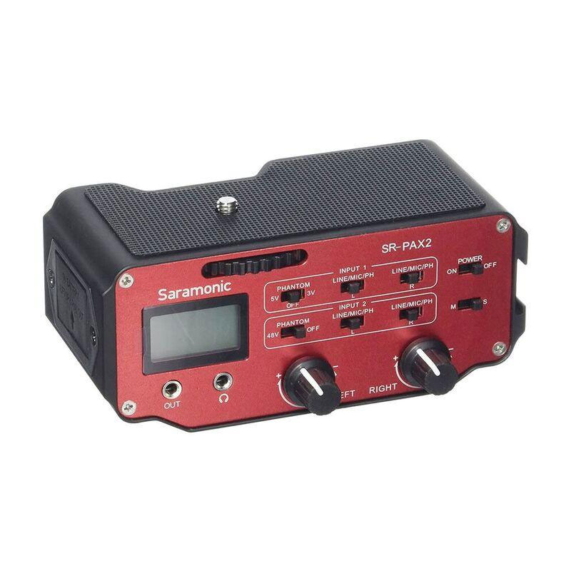 قیمت خرید فروش میکسر میکروفن مخصوص دوربین سارامونیک Saramonic SR-PAX2