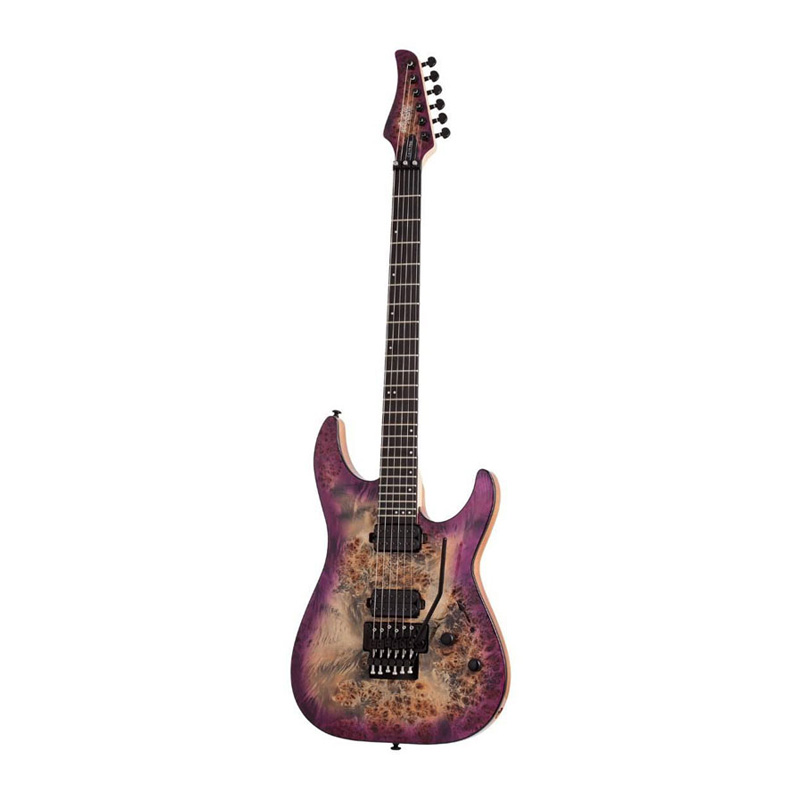 گیتار الکتریک شکتر Schecter C 6 FR Pro Aurora Burst
