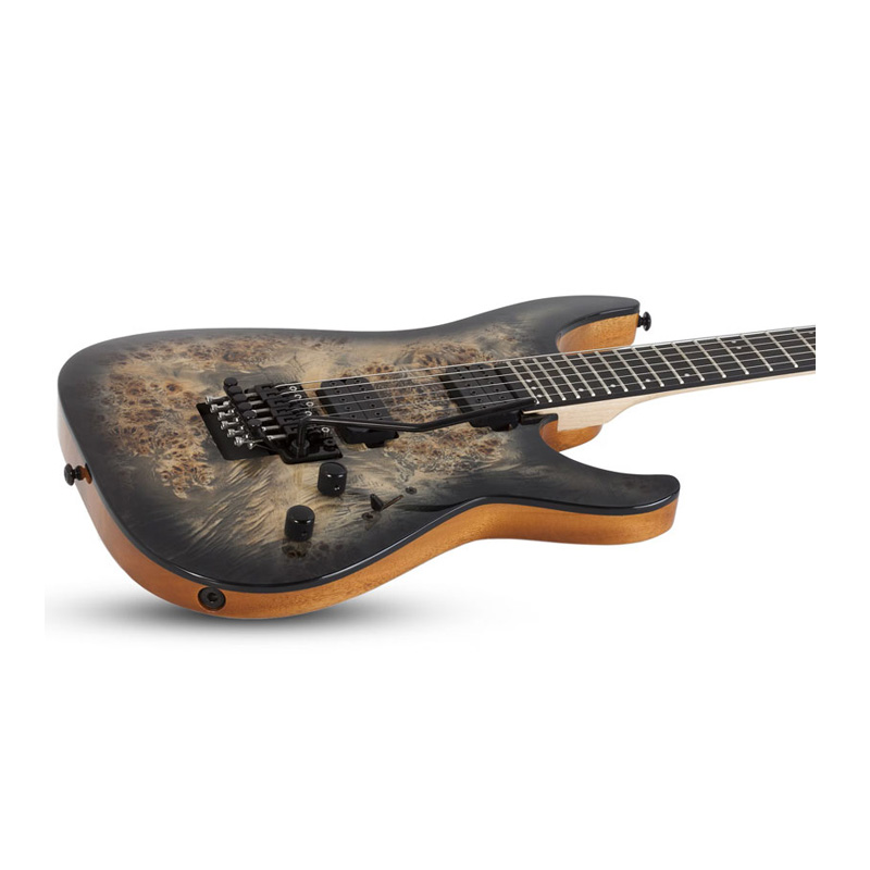 گیتار الکتریک شکتر Schecter C 6 FR Pro Charcoal Burst