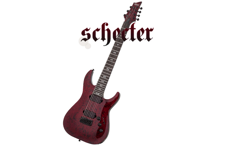 گیتار الکتریک Schecter C-7 Apocalypse Red Reign SKU #3056