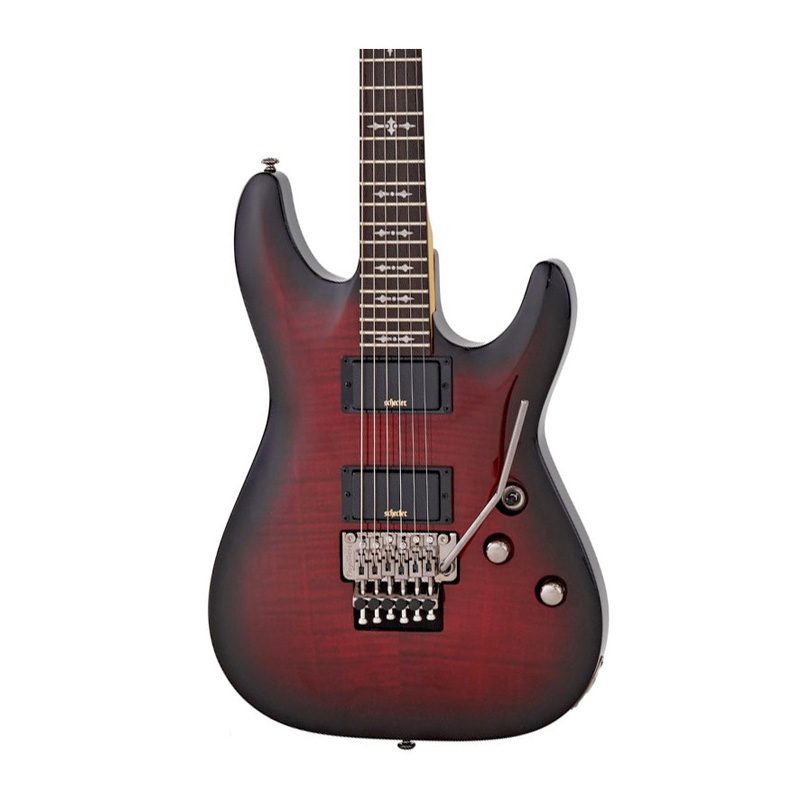 گیتار الکتریک شکتر Schecter Demon 6 FR Crimson Red Burst