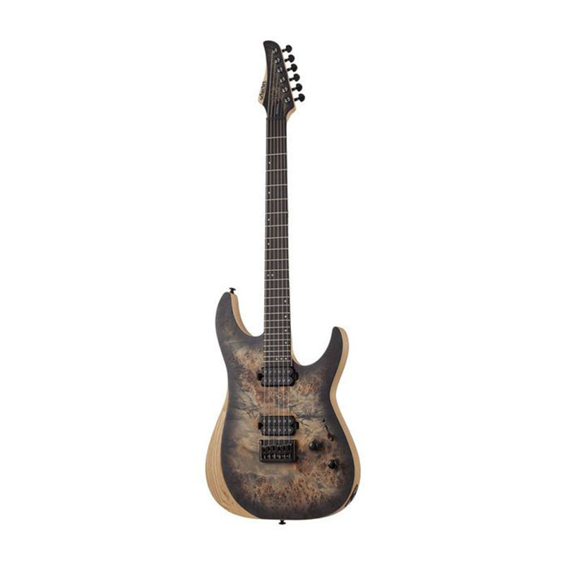 قیمت خرید فروش گیتار الکتریک شکتر Schecter Reaper-6 Satin Charcoal Burst SKU #1500
