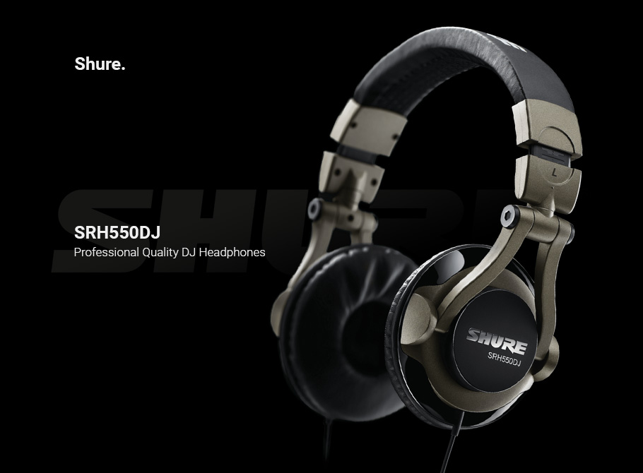 هدفون دی‌جی Shure SRH550DJ
