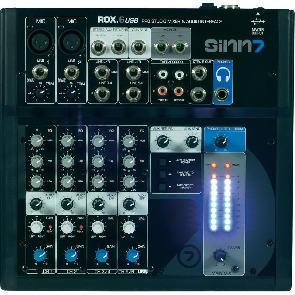 قیمت خرید فروش میکسر صدا سین 7 Sinn7 ROX 6 USB