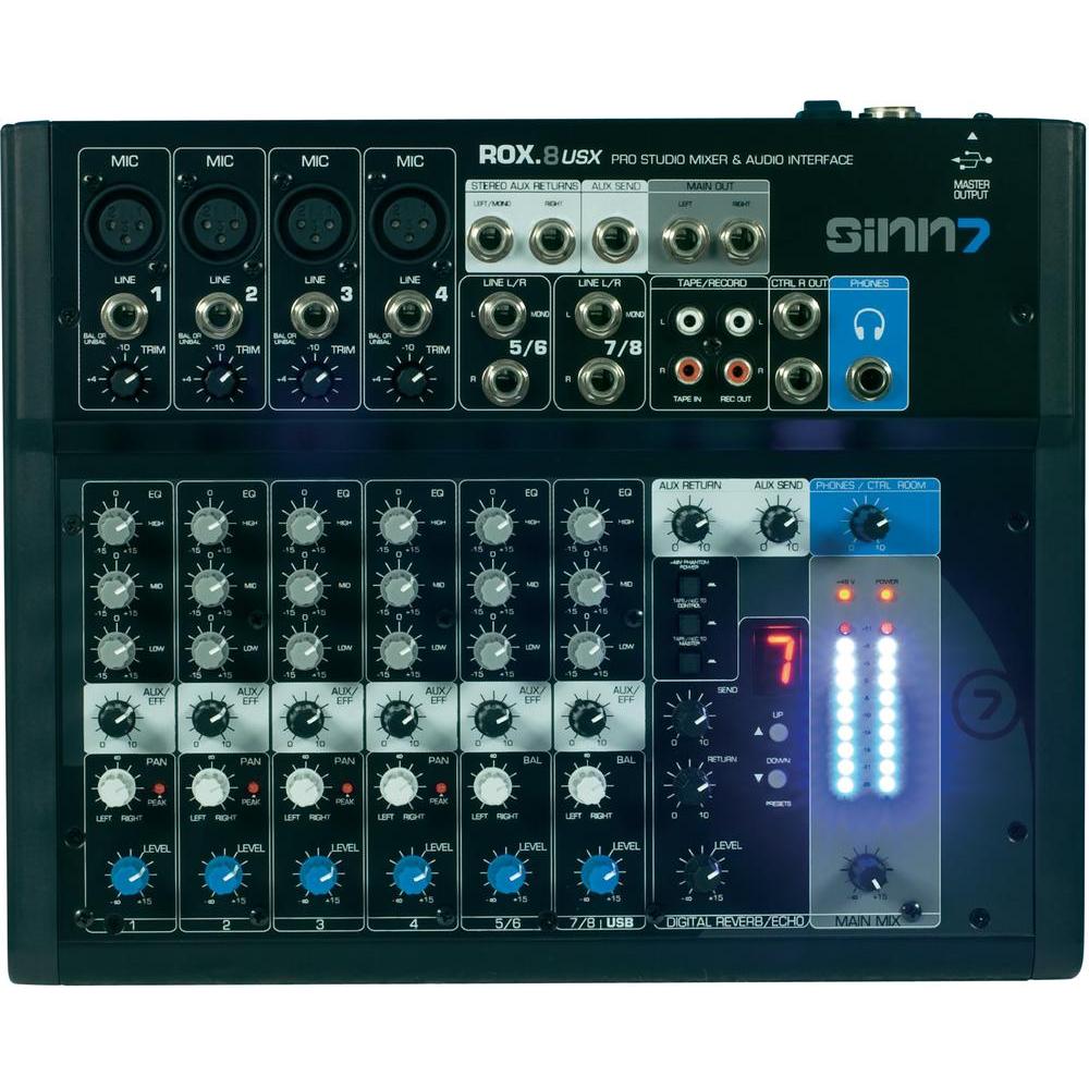 قیمت خرید فروش میکسر صدا سین 7 Sinn7 ROX 8 USB