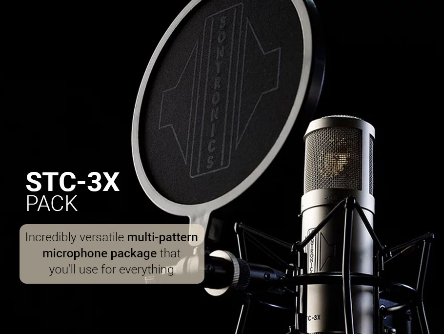 میکروفون استودیویی Sontronics STC-3X Pack Black