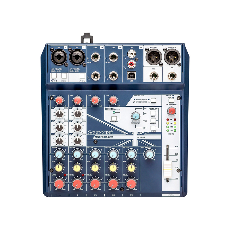 قیمت خرید فروش میکسر صدا سوند کرافت Soundcraft Notepad-8FX