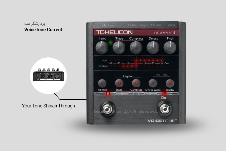 پردازشگر صدا TC-Helicon VoiceTone Correct