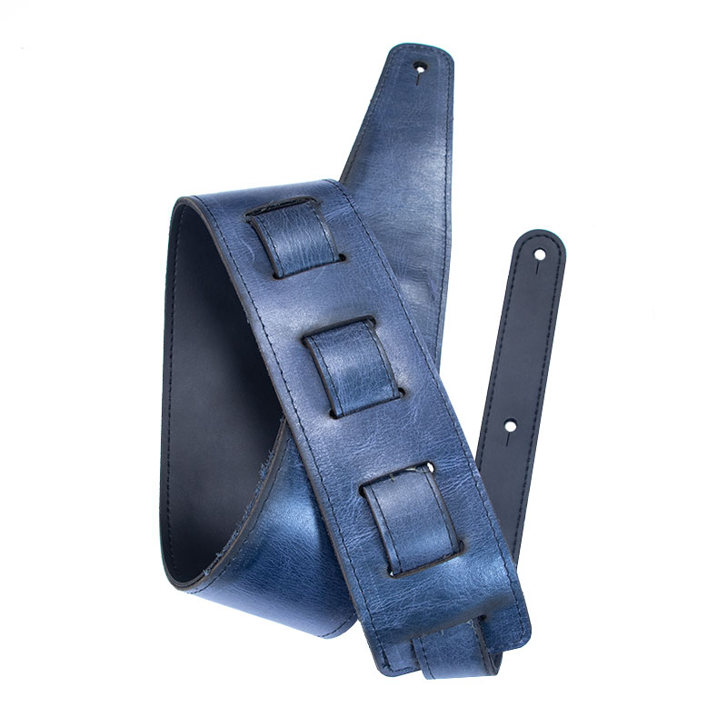 بند گیتار تی ام گروپ TM Group Leather Strap F01 - Dark Blue