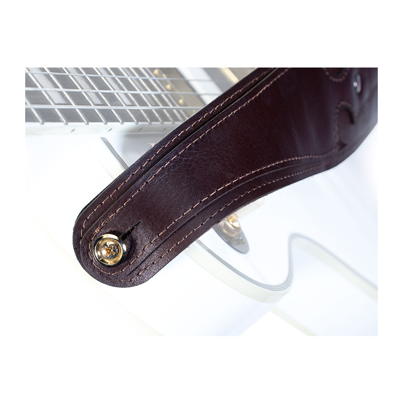 بند گیتار تی ام گروپ TM Group Leather Strap M01 - Brown