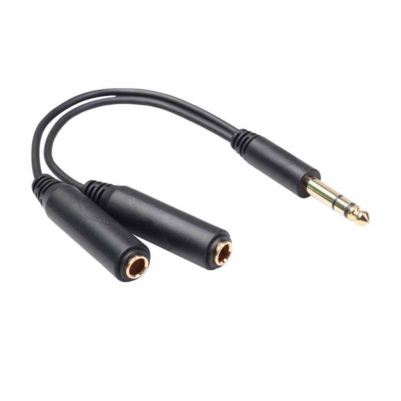 قیمت خرید فروش کابل رابط تی ام گروپ TM Group TRS Male to Dual 2 x 6.5mm Stereo Female