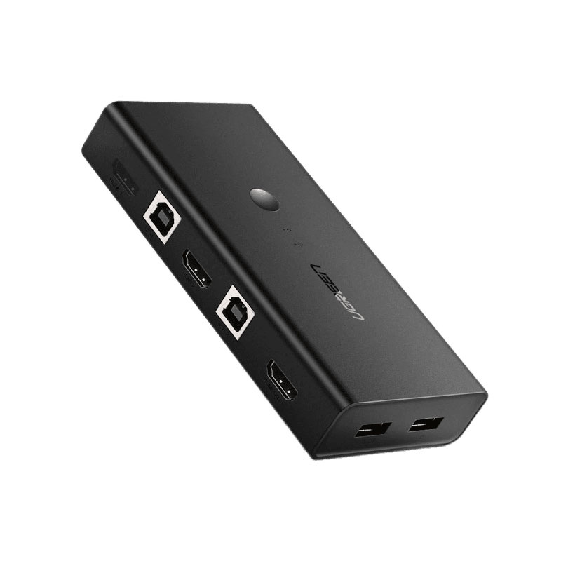 قیمت خرید فروش سوئیچ یوگرین UGREEN HDMI 2x1 KVM Switcher Black CM200