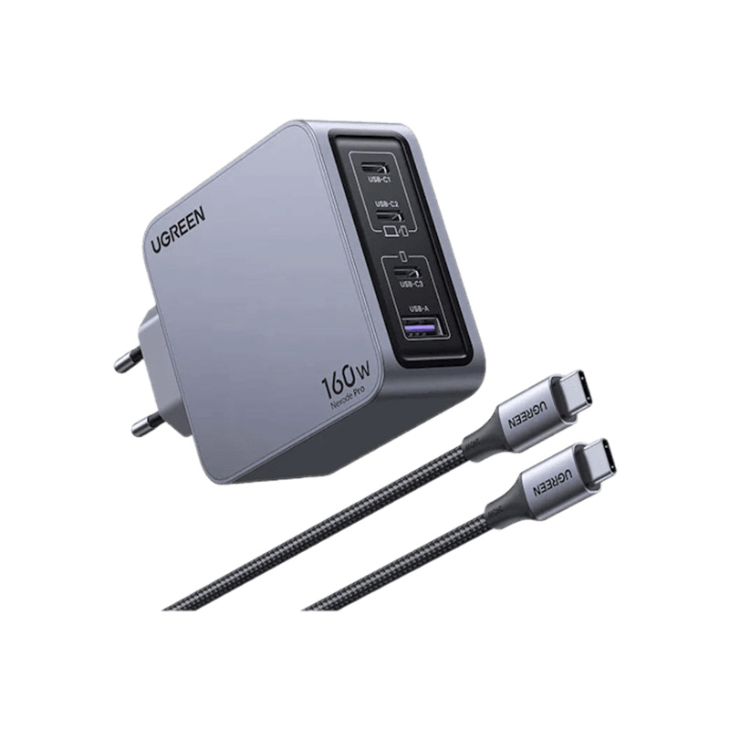 قیمت خرید فروش شارژر لپ‌تاپ یوگرین UGREEN Nexode Pro 160W 4-Port GaN Fast Charger X763 25877